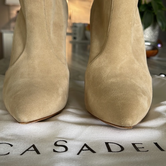 CASADEI Blade pointed-toe ankle boots size 37 1/2 - Picture 8 of 10